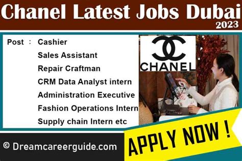 chanel job vacancies|chanel job offers.